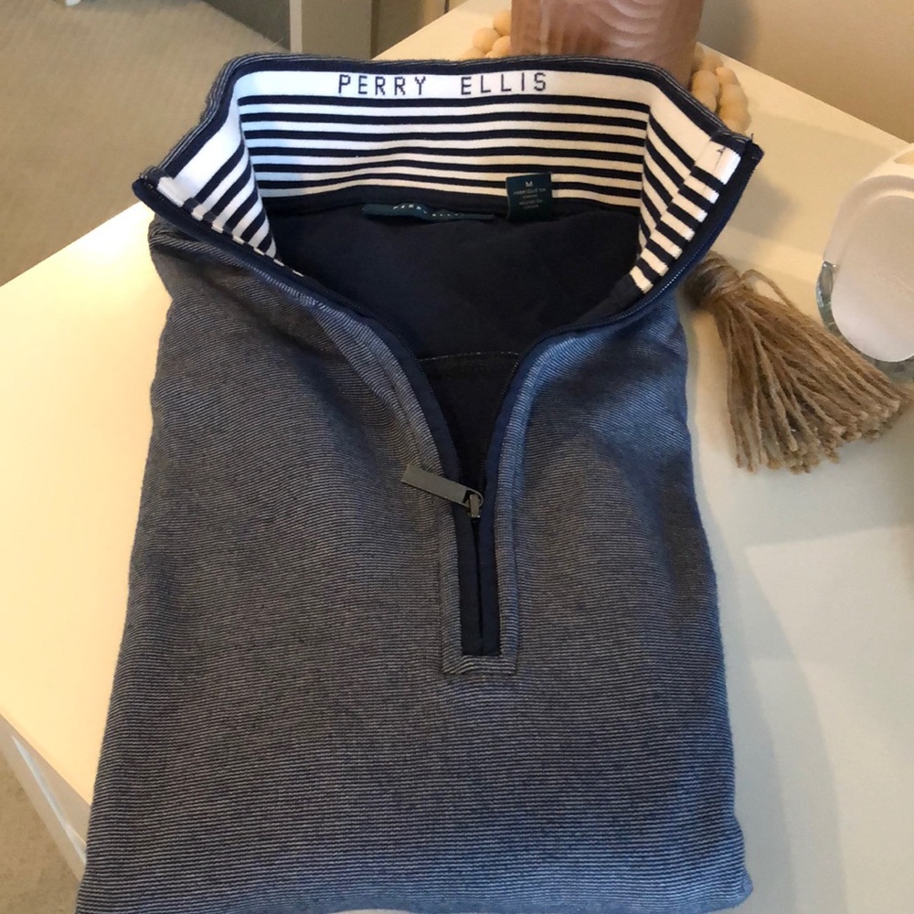 Perry Ellis Half-Zip Sweater